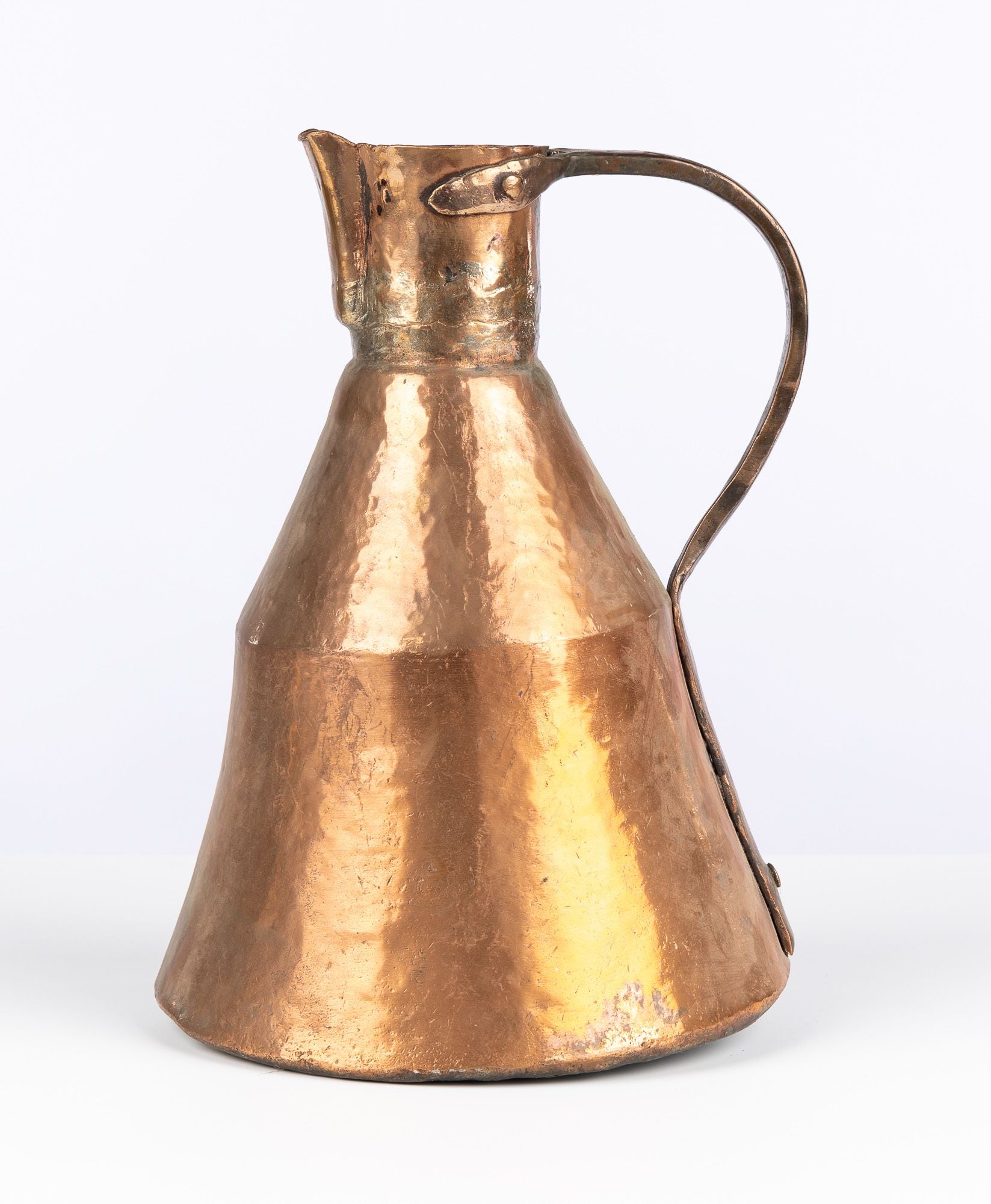 Antique French copper jug