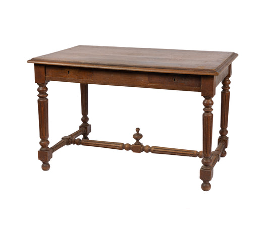 A lovely 19th Century antique French oak desk from The French Alps