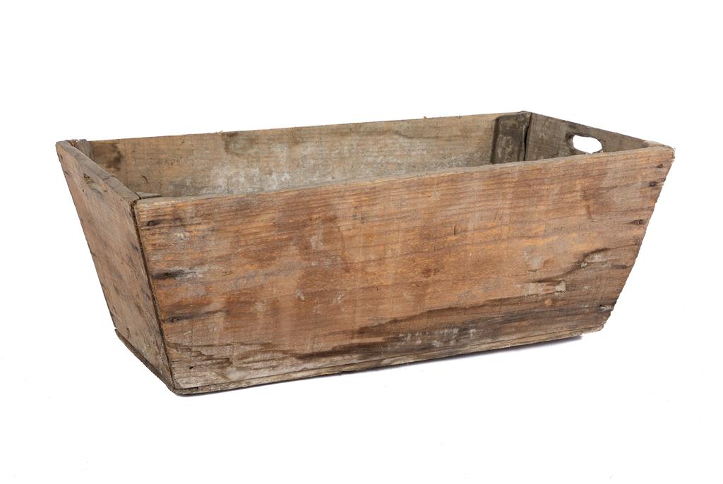 A 19th Century antique French original timber dough tray, from the French Alps