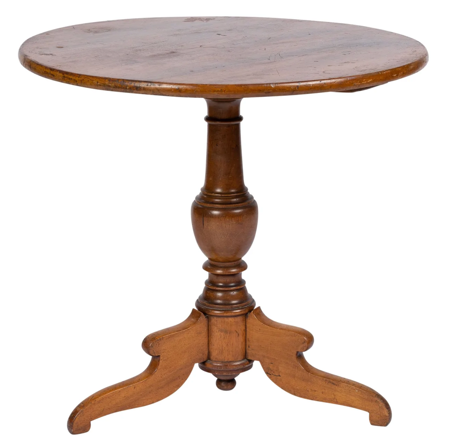 Antique French Walnut pedestal table