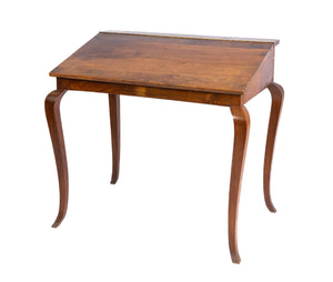 19th century antique French desk, 'pupitre' with lift up top from the French Alps